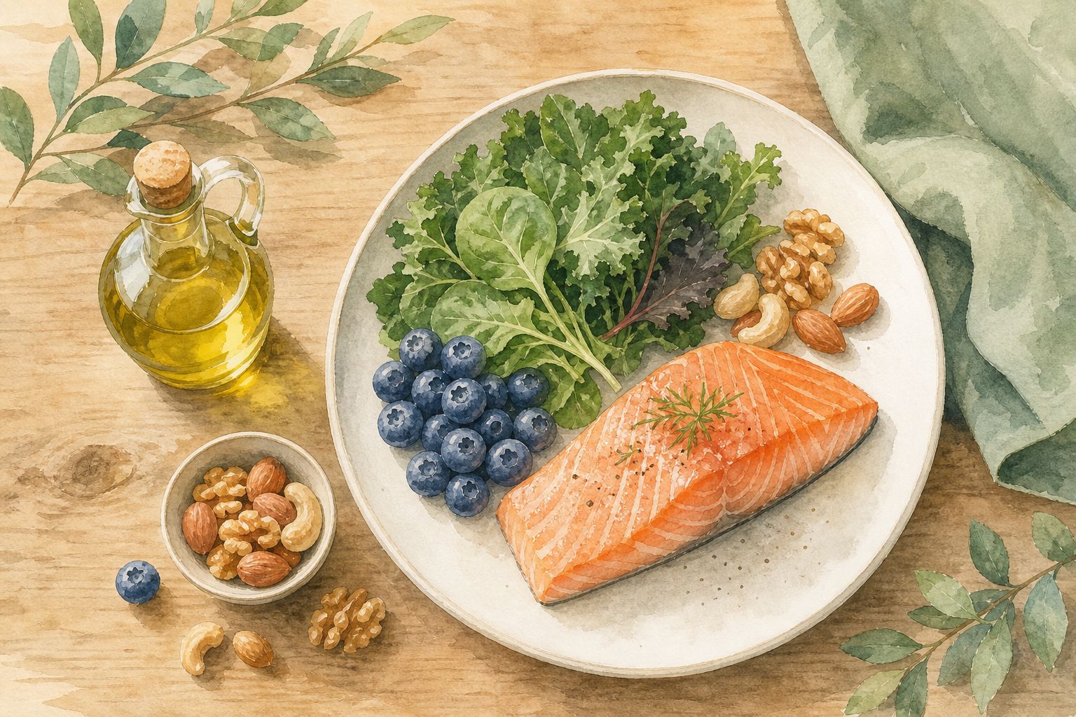 Featured image of post 為什麼老是忘東忘西、思緒不集中？大腦發炎和吃的東西有關嗎？哪些食物會讓大腦越吃越鈍？地中海飲食為什麼能保護大腦？吃對抗發炎食物，讓腦袋重新變靈光！